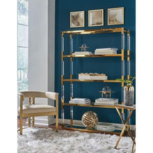 Load image into Gallery viewer, NK Walasso Acrylic and Stainless Steel Bookshelf