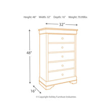 Load image into Gallery viewer, Jorstad Five Drawer Chest