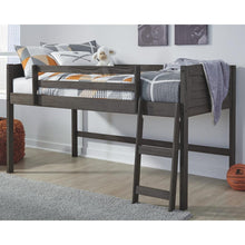 Load image into Gallery viewer, Caitbrook Twin Loft Bed Frame+Loft Under Bed Storage