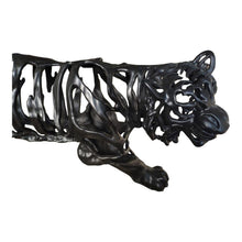 Load image into Gallery viewer, Tiger Stripes Statue Large Black