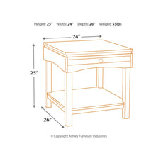 Load image into Gallery viewer, Haddigan Rectangular End Table