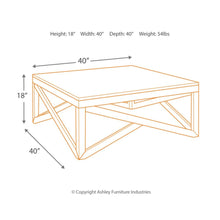 Load image into Gallery viewer, Haroflyn Square Cocktail Table