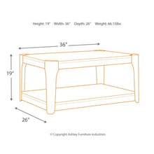 Load image into Gallery viewer, Geriville Rectangular Cocktail Table