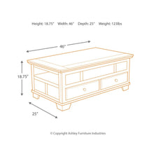 Load image into Gallery viewer, Gately Lift Top Cocktail Table