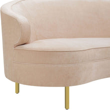 Load image into Gallery viewer, Baila Champagne Velvet Sofa