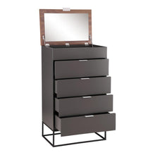 Load image into Gallery viewer, Belle Storage Bed King Light Grey Fabric - Set