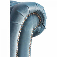 Load image into Gallery viewer, Bibiano Chaise Velvet Blue