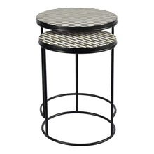 Load image into Gallery viewer, Optic Nesting Tables Set Of 2