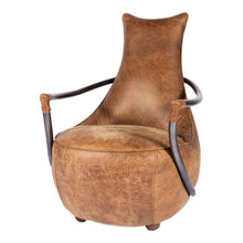 Load image into Gallery viewer, Carlisle Club Chair Light Brown