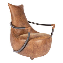 Load image into Gallery viewer, Carlisle Club Chair Light Brown