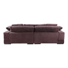 Load image into Gallery viewer, Plunge Sectional Dark Brown