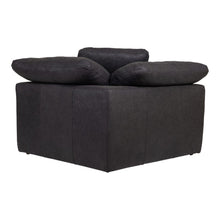 Load image into Gallery viewer, Clay Corner Chair Nubuck Leather Black