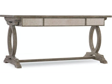 Load image into Gallery viewer, Home Office Rustic Glam Trestle Desk
