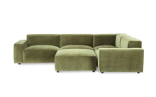 Load image into Gallery viewer, Bobby Berk Uph - Olafur Ottoman - Moss Velvet
