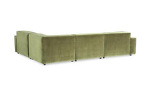 Load image into Gallery viewer, Bobby Berk Uph - Olafur Ottoman - Moss Velvet
