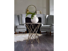 Load image into Gallery viewer, Round End Table with Marble Top
