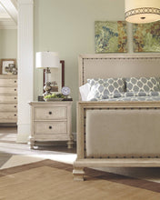 Load image into Gallery viewer, Two drawer night stand
