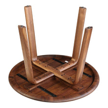 Load image into Gallery viewer, Malibu Round Dining Table Walnut
