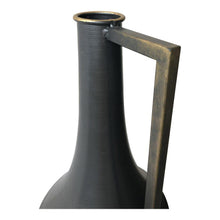 Load image into Gallery viewer, Argus Metal Vase Black
