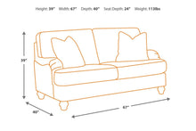 Load image into Gallery viewer, Harahan - Linen Loveseat

