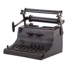 Load image into Gallery viewer, Typewriter Sculpture Antique Copper
