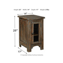 Load image into Gallery viewer, Danell Ridge Side End Table
