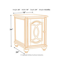 Load image into Gallery viewer, Realyn Chair Side End Table
