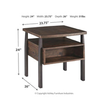 Load image into Gallery viewer, Vailbry Rectangular End Table
