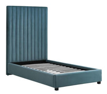 Load image into Gallery viewer, Arabelle Sea Blue Bed in Twin
