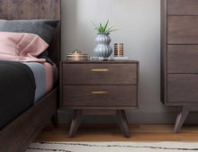 Load image into Gallery viewer, LOFT WOODEN NIGHTSTAND
