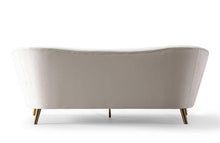 Load image into Gallery viewer, Chloe Cream Velvet Sofa
