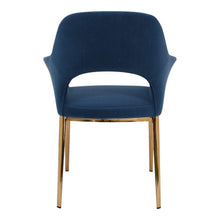 Load image into Gallery viewer, Carmel Dining Chair Blue Velvet
