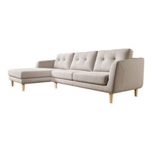 Load image into Gallery viewer, Corey Sectional Light Grey Left
