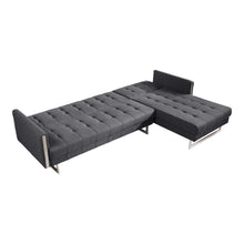 Load image into Gallery viewer, Palomino Sofa Bed Right Dark Grey
