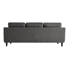 Load image into Gallery viewer, Belagio Sofa Bed Wiht Chaise Charcoal Right
