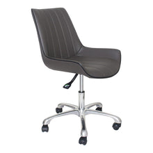 Load image into Gallery viewer, Mack Swivel Office Chair Grey
